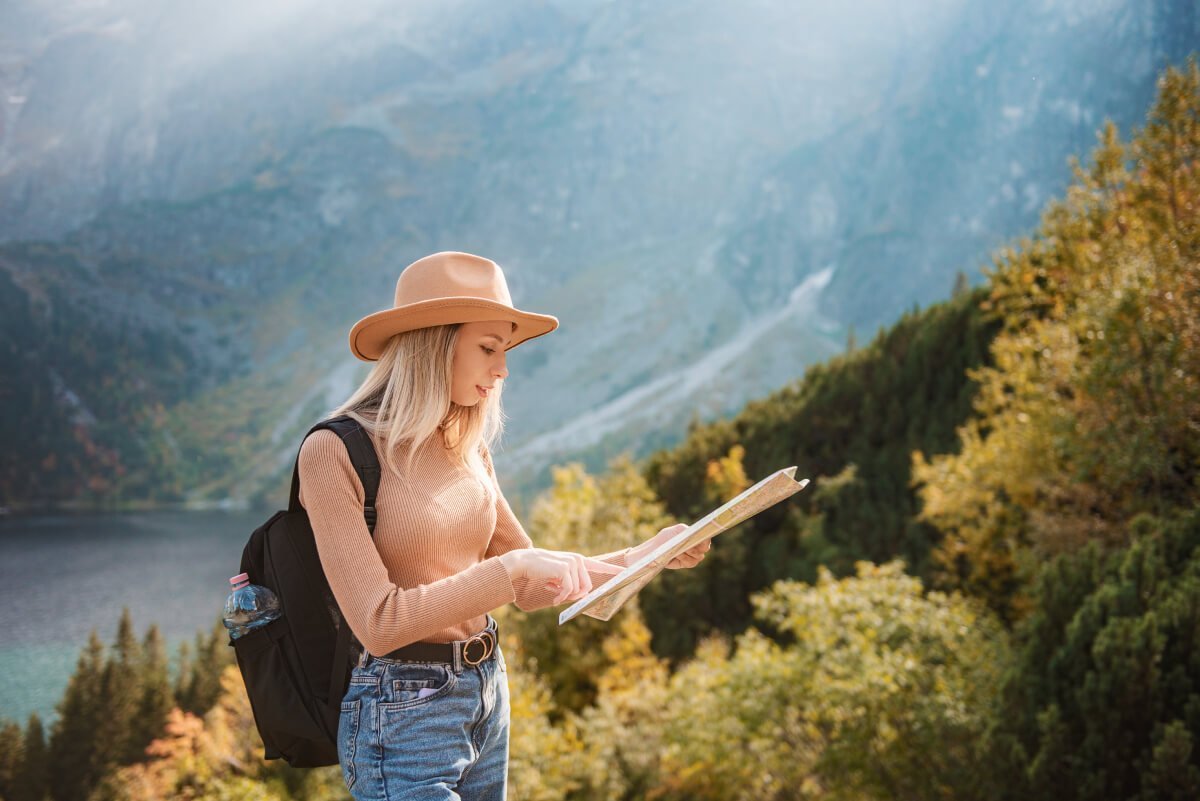 a person holding a stick